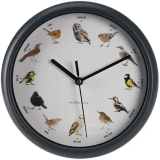 Home Styling Collection Wanduhr, Anthrazit, Kunststoff, 5x26.5x27 cm, Dekoration, Uhren, Wanduhren