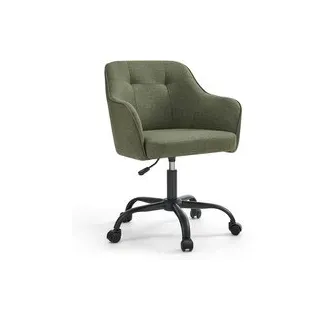 Songmics Homeoffice Stuhl Stoff Grün