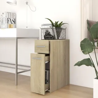 vidaXL Apothekerschrank Sonoma-Eiche 20 x 45,5 x 60 cm Braun