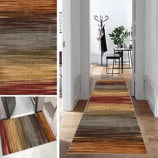 Mogetal Teppich Läufer Flur Kücheläufer Wohnzimmerteppich Waschbar 100x300
