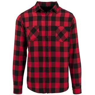 Build Your Brand Sweatjacke Checked Flannel Shirt - Holzfällerhemd M