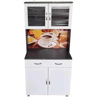 Hti-Living Küchenbuffet Blanca  grau Weiß