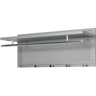 Haku-Möbel Wandgarderobe HAKU 75 x 30 x 26 cm Grau