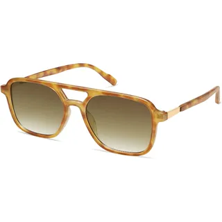 SOJOS Sonnenbrille Damen Herren Retro, Vintage Rechteckig Trendy Damen Herren Sonnenbrillen SJ2202 - M