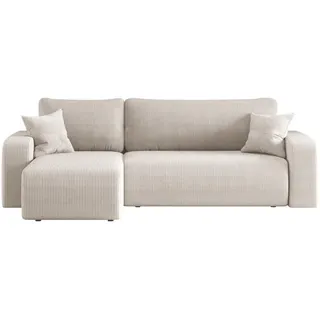 kaiser möbel Eckcouch Cord 4-Sitzer Beige