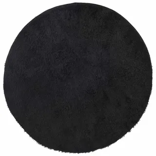 vidaXL NAVARRA Hochflorteppich 240 x 240 cm Schwarz