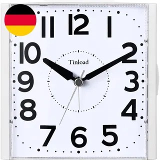 Tinload Analog Seniorenwecker Mit Nachtlicht, 4.7 Zoll Großes Zifferblatt, Tisch