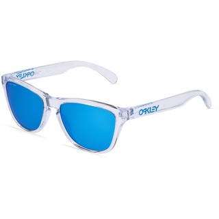 Oakley OJ9006 Herren-Sonnenbrille Vollrand Oval Kunststoff-Gestell, transparent