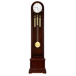 Hermle Standuhr Standuhr Mahagoni mit Wurzelholz - Hermle Modell: 01087-070461