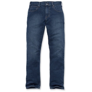 Carhartt Arbeitshose Flex Relaxed Straight jeans Sitzt etwas unterhalb der Taille blau
