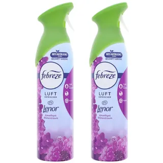 Febreze Raumduft 2 x Febreze Lufterfrischer Lenor Amethyst Blütentraum Raumspray je 300