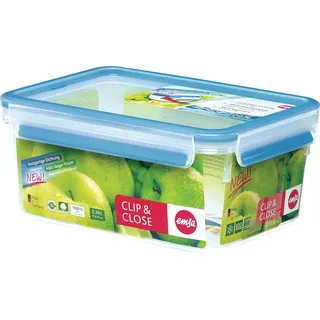 Emsa Frischhaltedose rechteckig blau 22,5 x 16,3 cm 2,3 l