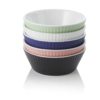Was Ragout Fin 5-tlg. Rosa/Mint/Blau/Weiß/Schwarz