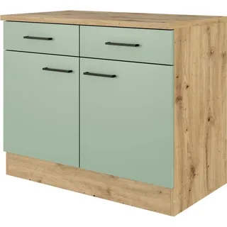 Flex-Well Unterschrank Cara 100 x 85 x 60 cm Grün