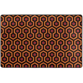 LIU&BAG Shining Overlook Hotel Teppich, 100 x 150 cm, für Wohnzimmer, Esszimmer, Schlafzimmer, Flur, Büro, Teppich, leicht zu reinigen, traditionelle weiche Plüsch-Qualität