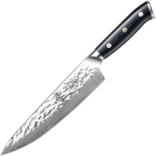 Kozygear Premier 8" 33cm Chef's Messer geh?mmert Japan Super, Küchenmesser