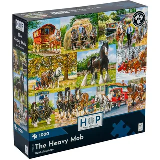 Das Haus der Puzzles - The Heavy Mob Puzzle - 1000-Teile-Puzzle für Erwachsene, künstlerisch illustriert, malerische Landschaft, Deluxe-Puzzle-Geschenk.