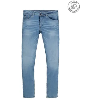 5-Pocket-Jeans GARCIA SAVIO denim blue light used 630.6545 blau W38 / L34