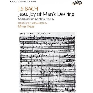 Jesu, Joy of Man\'s Desiring, Fachbücher von Johann Sebastian Bach, Myra Hess