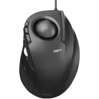 Elecom M-DT2URBK Scroll-Rad, Trackball, PC/Mac, 4-Wege