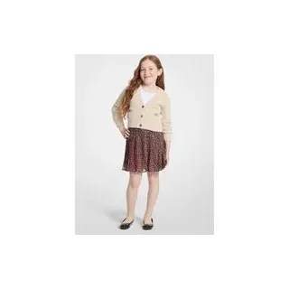MK Rock mit Leopardenmuster in Metallic-Optik - Braun - Michael Kors - 4Y