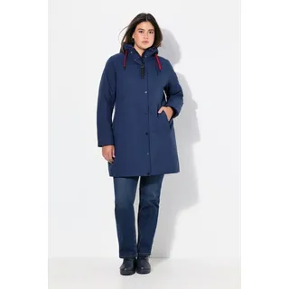 Ulla Popken Wintermantel HYPRAR Funktionsjacke wasserdicht 2-Wege-Zipper schwarz 42/44