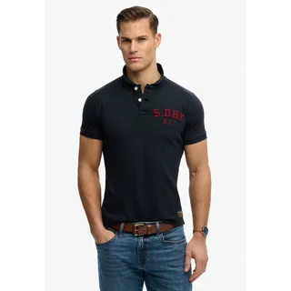 Superdry VINTAGE ATHLETIC POLO blau XL