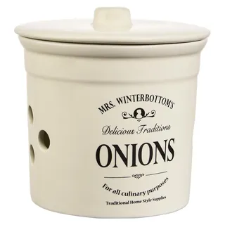 BUTLERS Zwiebeltopf beige 17 x 18 cm
