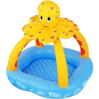 Kinderplanschbecken Octopus Planschbecken mit integriertem Sonnenschutz