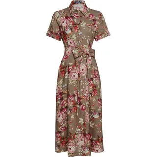 Highmoor Midikleid Leinenkleid beige 34