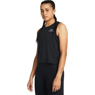 Under Armour Vanish Elite Vent Crop-Top Damen 001 black/white S