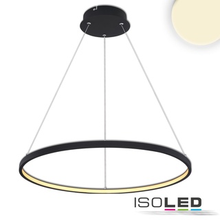 ISOLED LED Hängeleuchte RING 29W, 3000K, IP20, schwarz ISO-115657