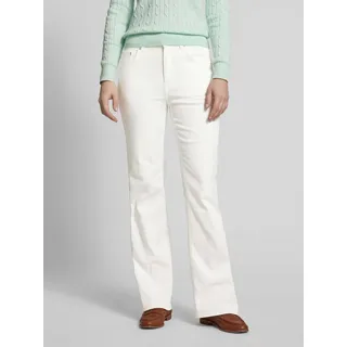 Bootcut Fit Jeans mit Stretch-Anteil, Offwhite, 28
