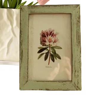 Bsbkoj Vintage Bilderrahmen,Rustikale Wandbilderrahmen - Antik-Optik 8x13 cm Foto Rahmen Für Tisch- & Wanddekoration Wohnzimmer Schlafzimmer