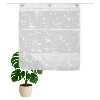 HOME WOHNIDEEN Magnetrollo Mirgon 60 x 130 cm weiß