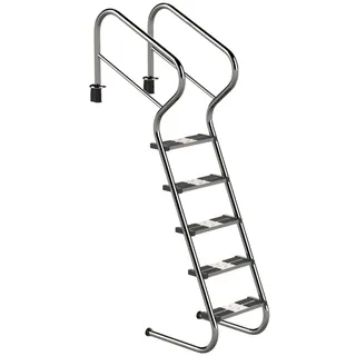 Eichenwald Modell 53 Treppenleiter Edelstahl 156,2 cm