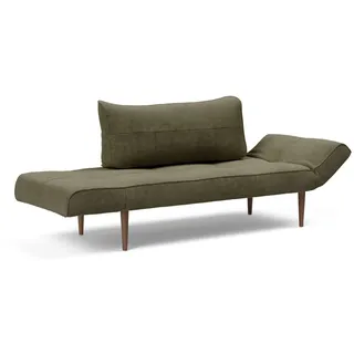 INNOVATION LIVING Schlafsofa Zeal Styletto dunkel Cord Pine Green