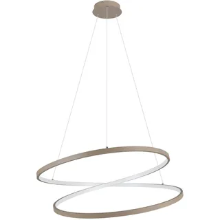EGLO Ruotale 3-flg. Ø 70 cm geschwungen sand