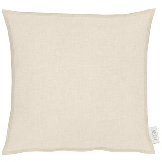 APELT Dekokissen ALASKA, Uni, Kissenhülle ohne Füllung, 1 Stück beige 40 cm x 40 cm