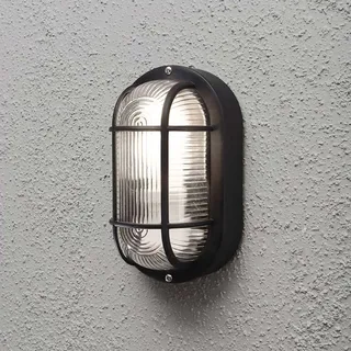 Konstsmide Außenwandleuchte Kunststoff 12cm x 10,5cm x 20cm 1x40W klar schwarz