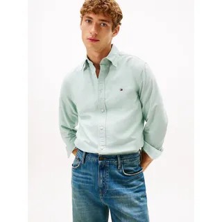 Tommy Hilfiger Langarmhemd SOLID HERITAGE OXFORD Regular Fit Regular Fit Oxford Casual grün XL (54/56)