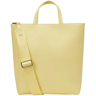 Shopper MARC O'POLO "aus einer Lederalternative aus recyceltem Polyester" Gr. B/H/T: 33 cm x 32 cm x 10 cm, gelb Damen Taschen Handtaschen
