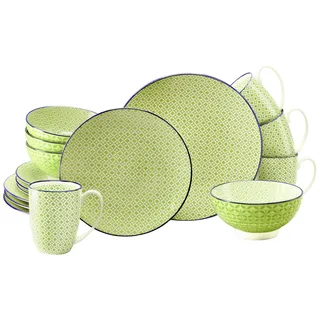 CreaTable Kombiservice Mediterran 16-tlg. grün