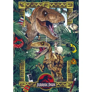 Schmidt Spiele Schmidt 58579 - Jurassic Park, Die Ära der Dinosaurier, Puzzle, 1000 Teile