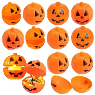 diwzbyn Dekoobjekt Kürbis Halloween behandeln Container für Schnitzeljagd Spiel St), Halloween Trick oder behandeln Süßigkeiten Boxen für Party Favors