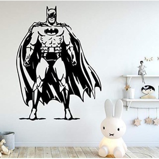 2 Exquisit Geschnitzte Hohle Batman Wandaufkleber Für Schlafzimmer, Wohnzimmer, Sofa Hintergrund Dekoration Pvc Entfernbare Aufkleber 58,77cm