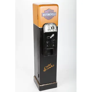 point-home Design-Schrank "Getränke-Automat", Retro, schwarz/gelb, 84cm