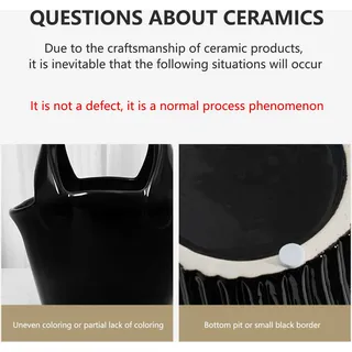 Elegante Keramikvase In Taschenform (weiß/schwarze Designervase Aus Keramik) Große Weiß/schwarze Designervase Aus Keramik – 17 X 11 X 20 Cm – Einzigartige Dekovase Für Blumensträuße Und Pflanzen – 100