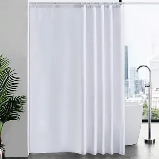 luxuskollektion Duschvorhang 200 x 240 cm weiß