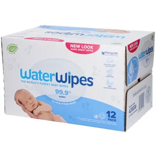WaterWipes Feuchttücher Bio 12 x 60 Stück